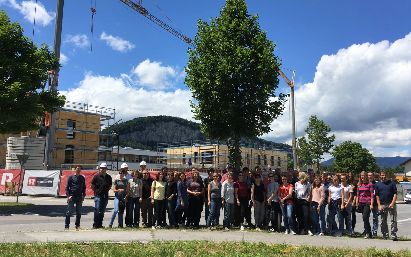 Stuttgarter Architektengruppe besichtigte die WA Blattur in Götzis