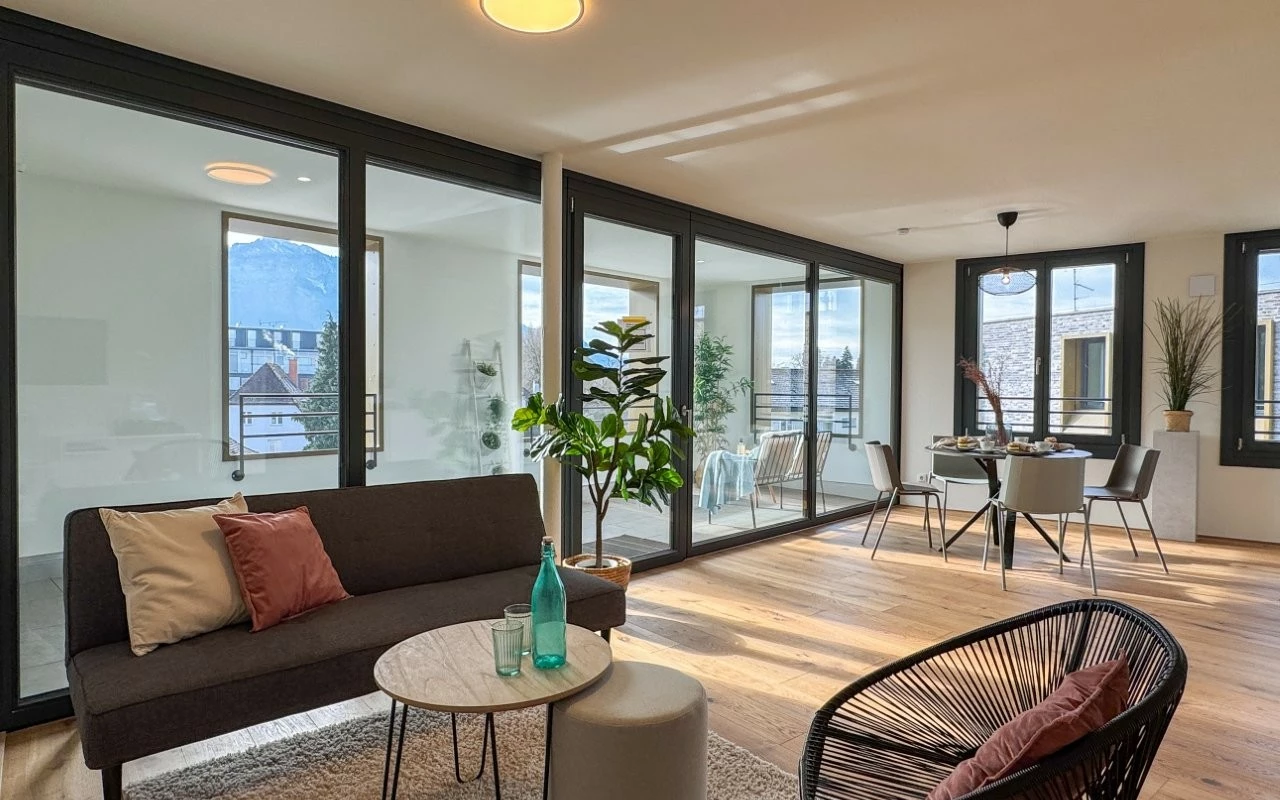 WA Kreuzgasse Musterwohnung Wohnen und Essen