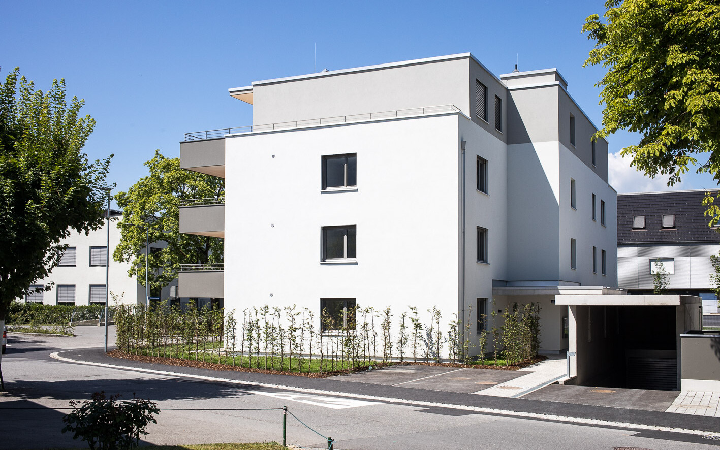 Wohnanlage Altach Goststraße (© Walser) Wohnanlage Altach Goststraße (© Walser)