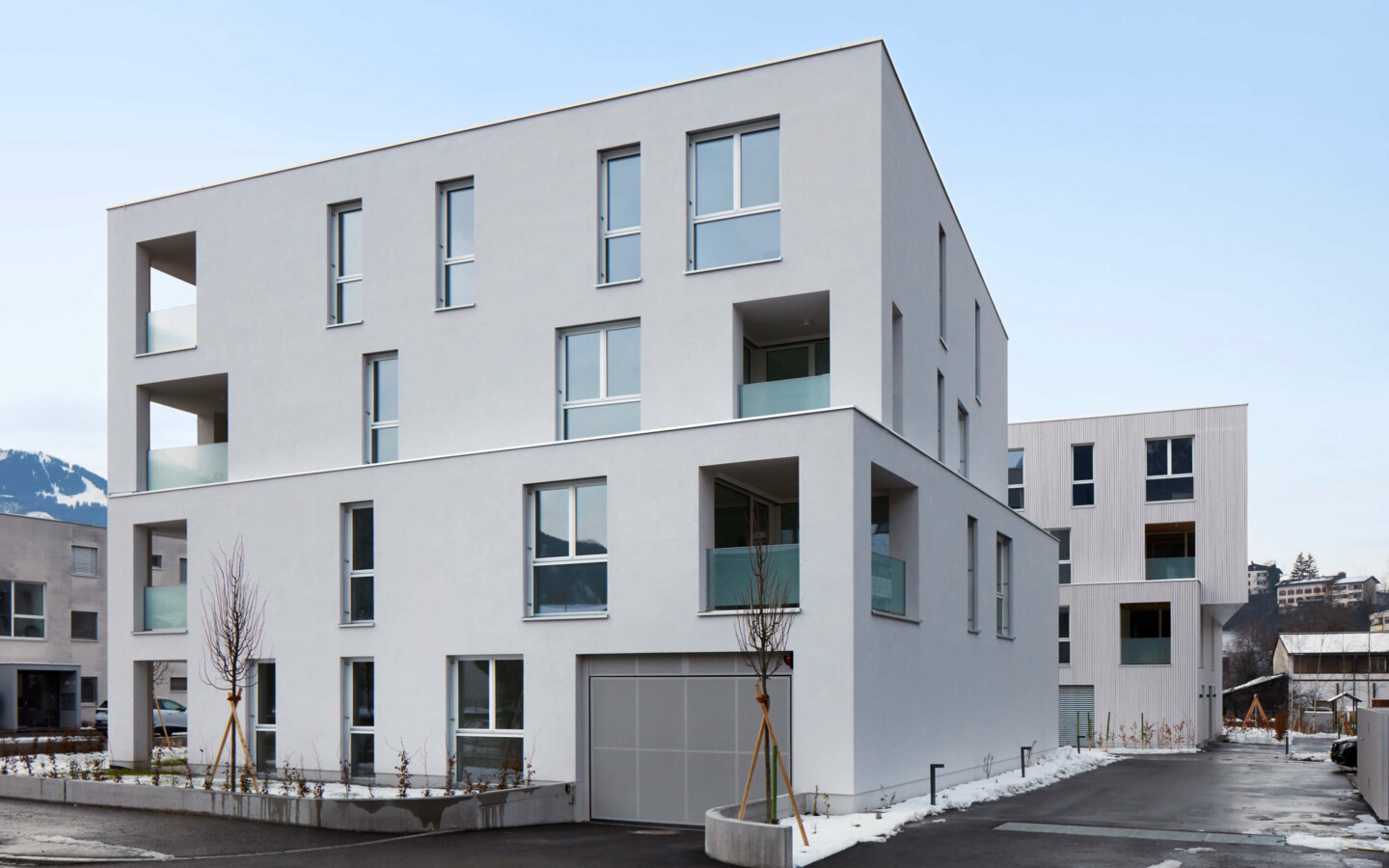Wohnanlage Zürcherstrasse Bludenz Aussenansicht Wohnanlage Zürcherstrasse Bludenz Aussenansicht