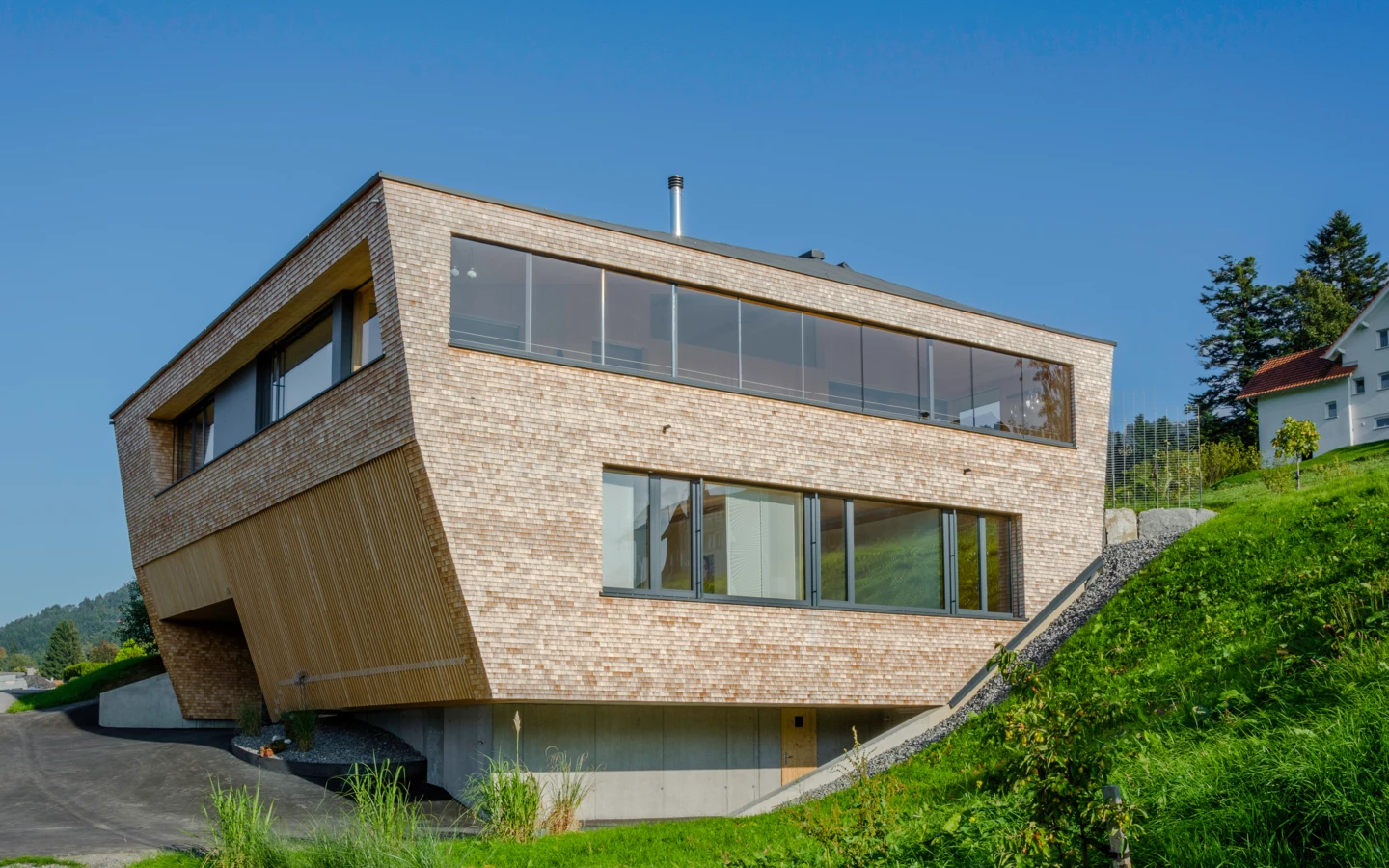 Einfamilienhaus SohmMilovanovic Sohm-HolzBautechnik Aussenansicht