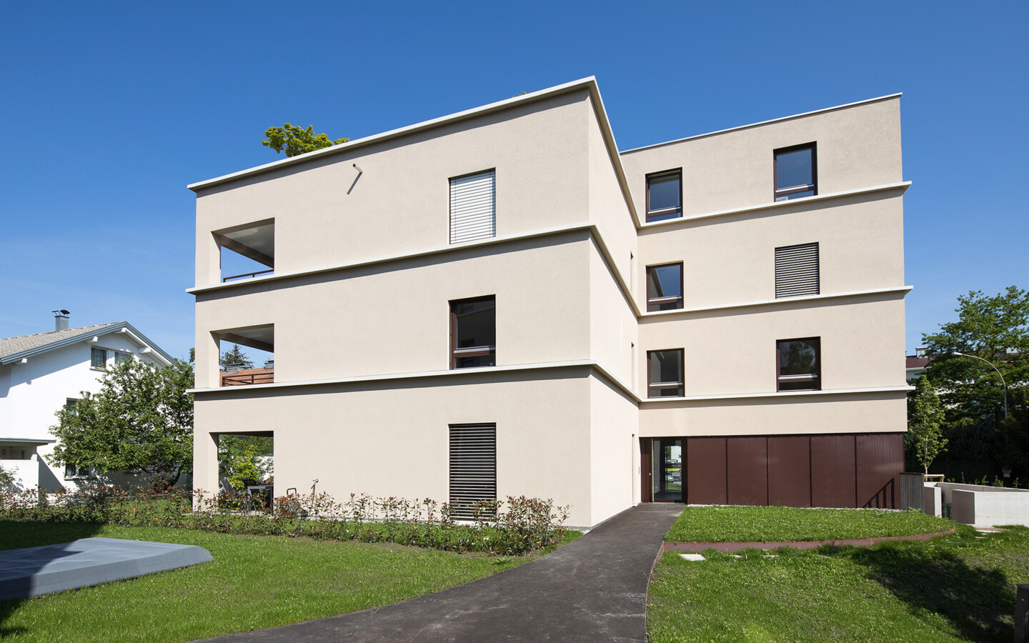 Wohnanlage Heldendankstraße, Bregenz (© Walser) Wohnanlage Heldendankstraße, Bregenz (© Walser)