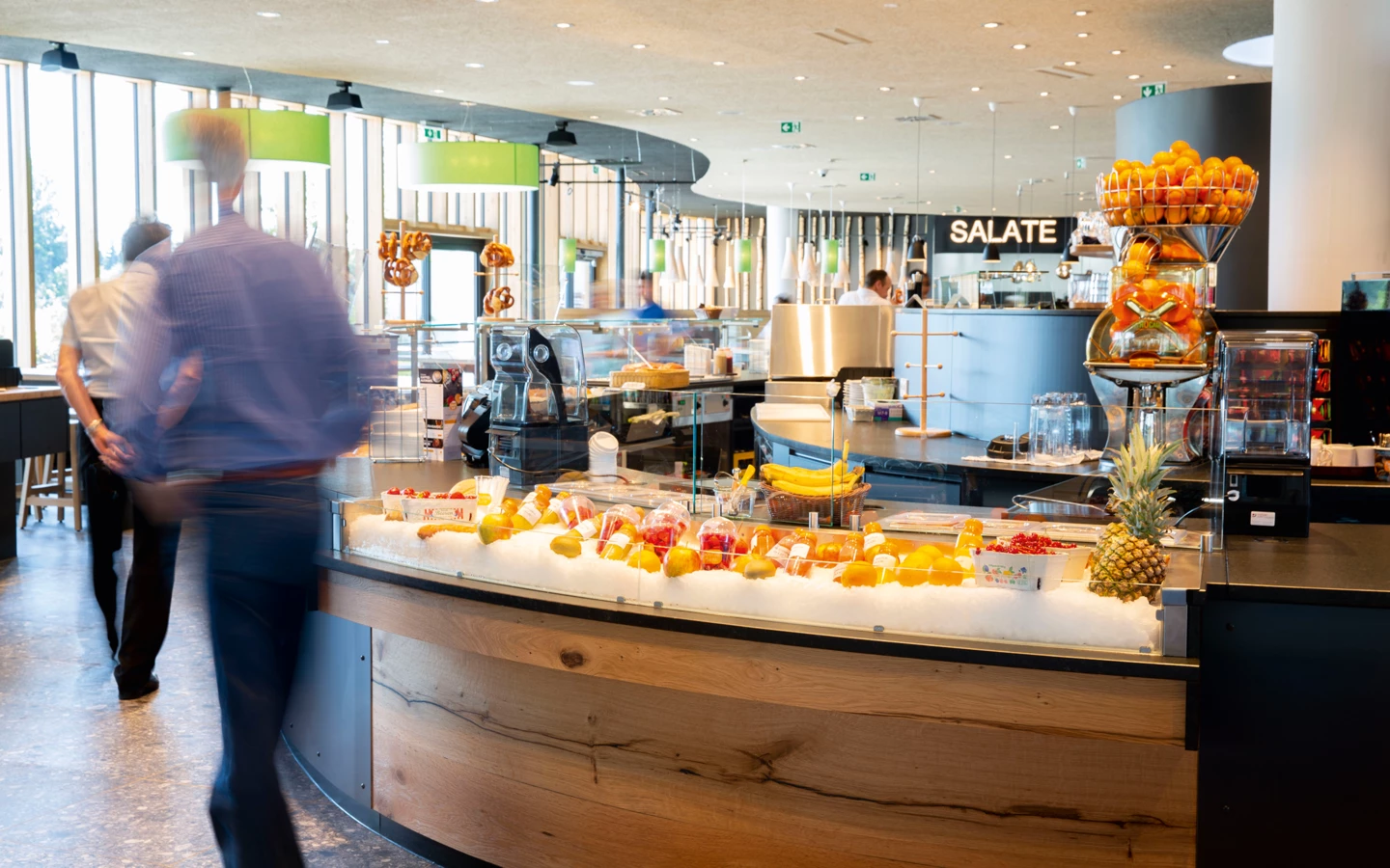 Innenbereich der Raststation Bodensee Hörbranz Innenbereich der Raststation Bodensee Hörbranz