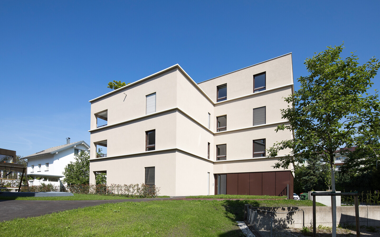 Wohnanlage Heldendankstraße, Bregenz (© Walser) Wohnanlage Heldendankstraße, Bregenz (© Walser)