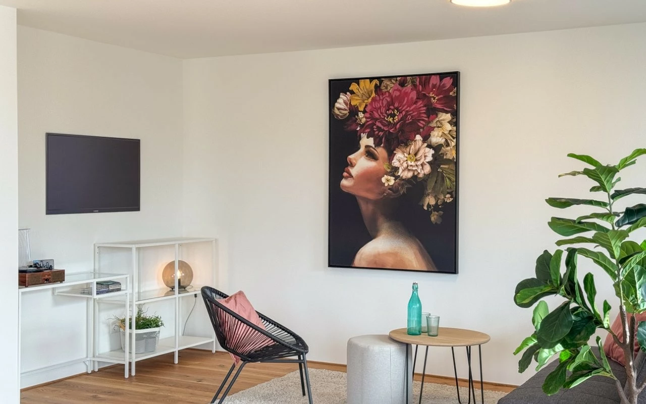 WA Kreuzgasse Musterwohnung Wohnhimmer 2