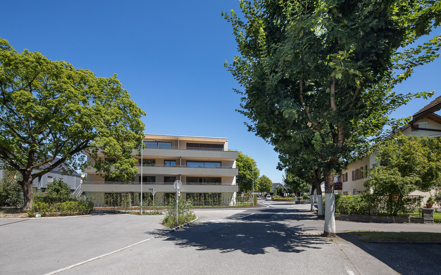 Wohnanlage Altach Goststraße (© Walser) Wohnanlage Altach Goststraße (© Walser)