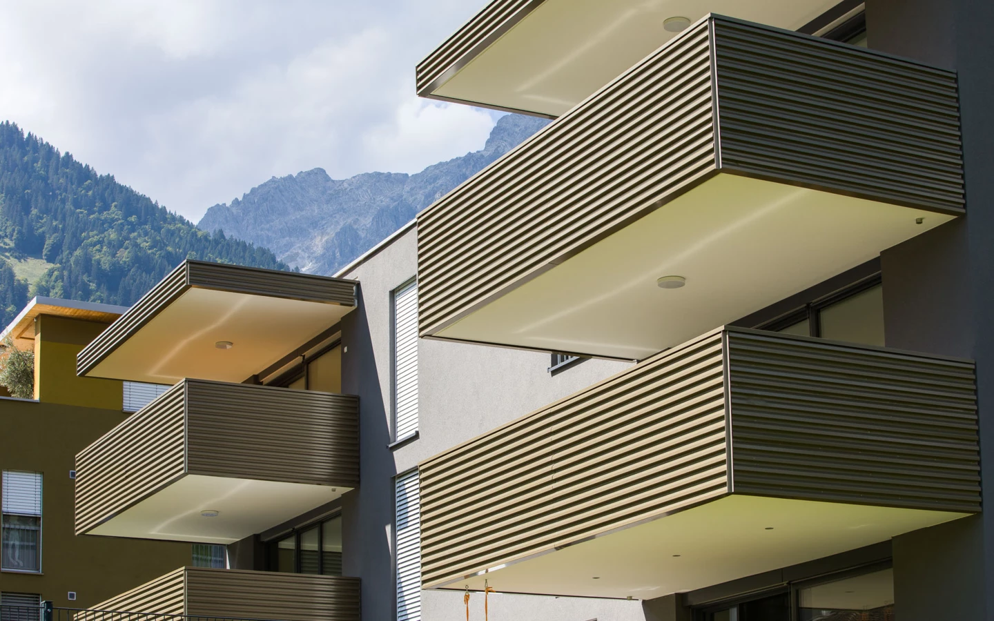 Wohnanlage Bahnhofsstrasse Vandans Balkon Wohnanlage Bahnhofsstrasse Vandans Balkon