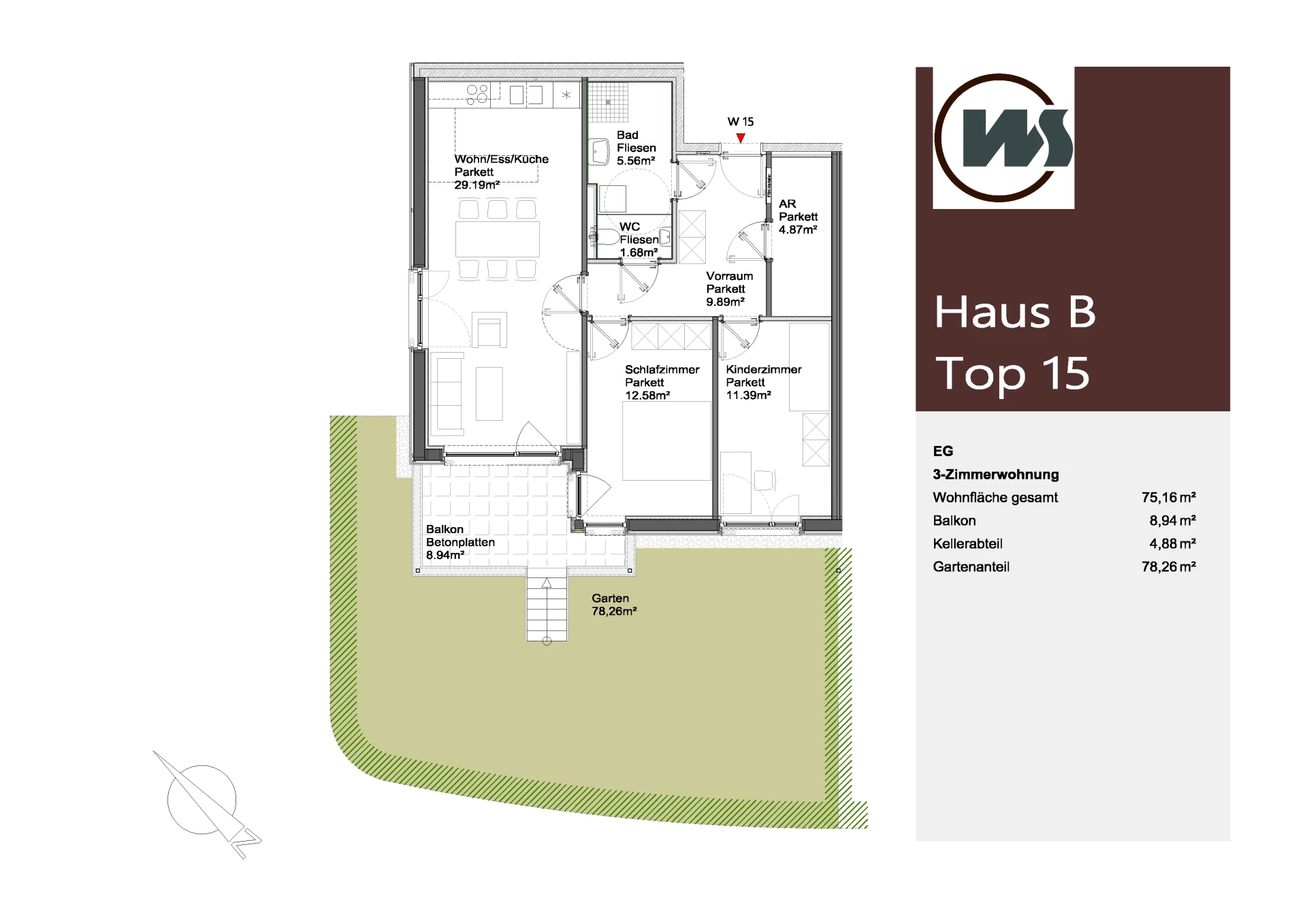 Verkaufsplan Top W15