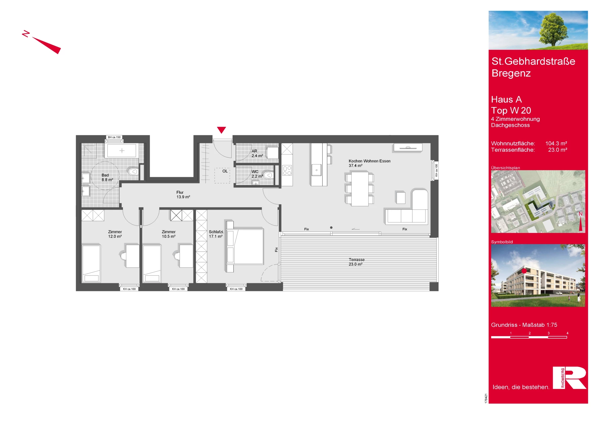 Grundriss Top W20 M 1-75