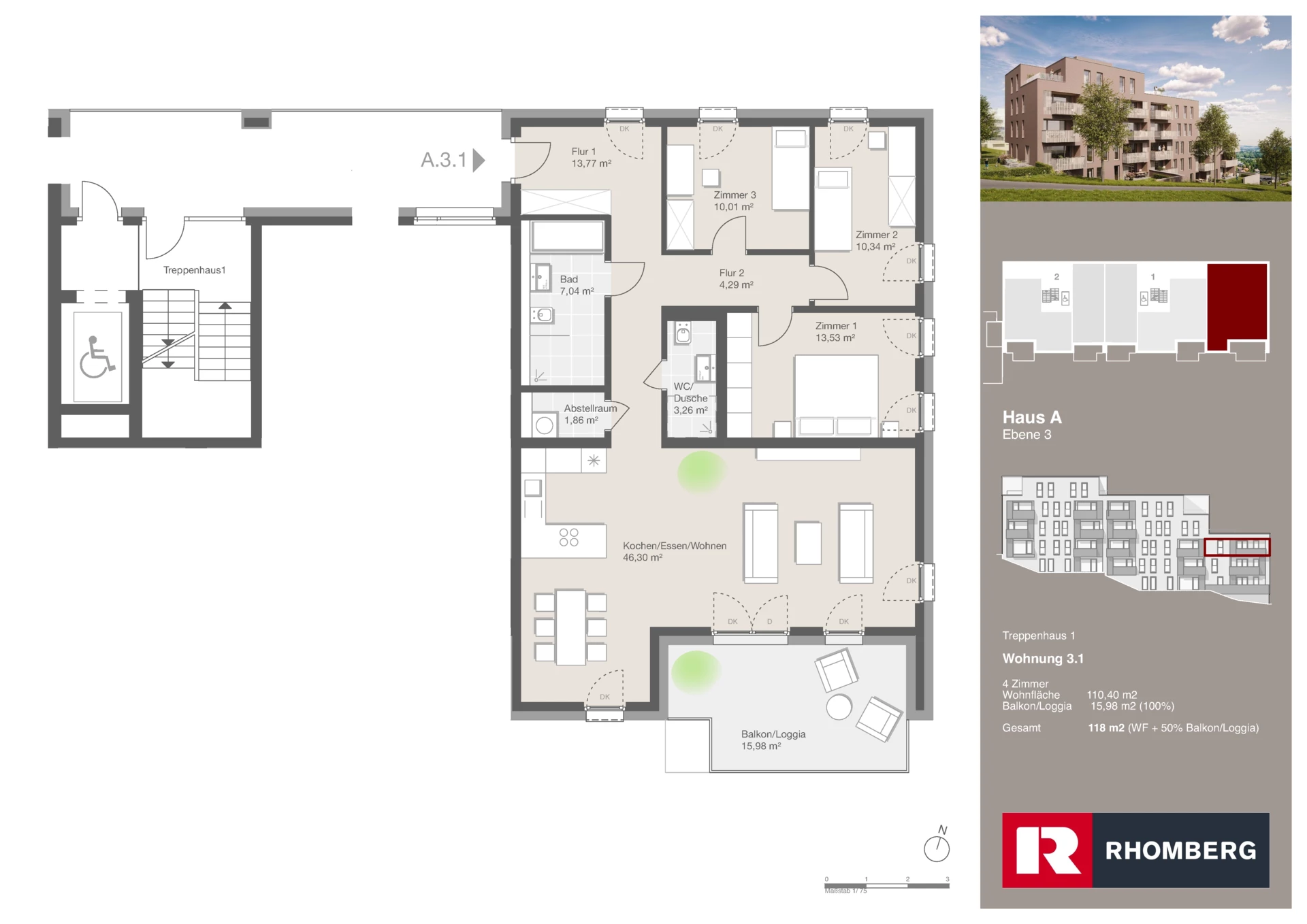 Alpenschimmern Wohnung A.3.1