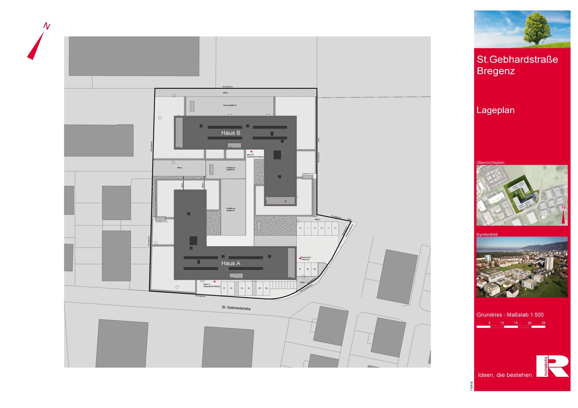 WA St. Gebhardstrasse Bregenz Visualisierung