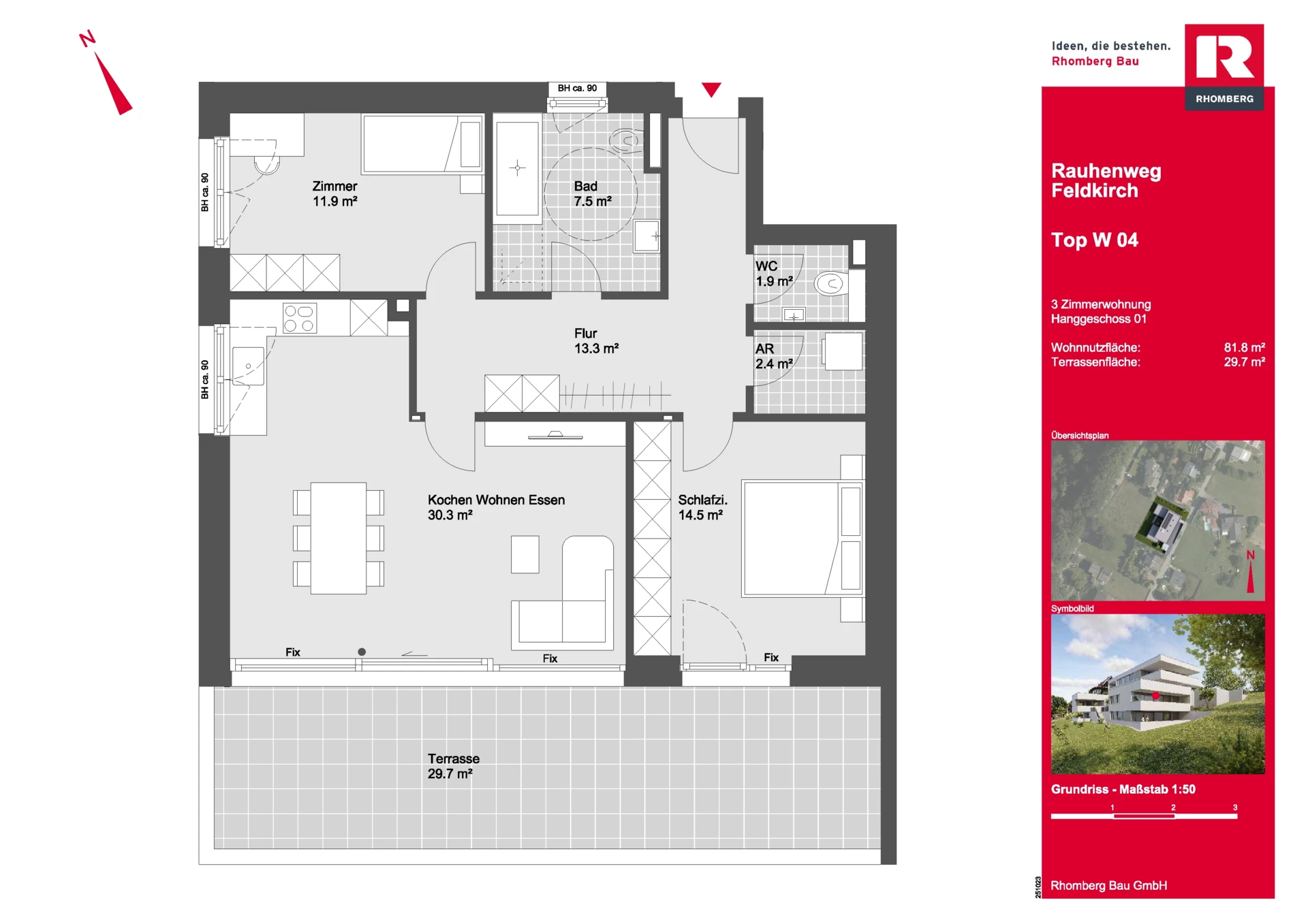 Grundriss Top W04_M 1-50