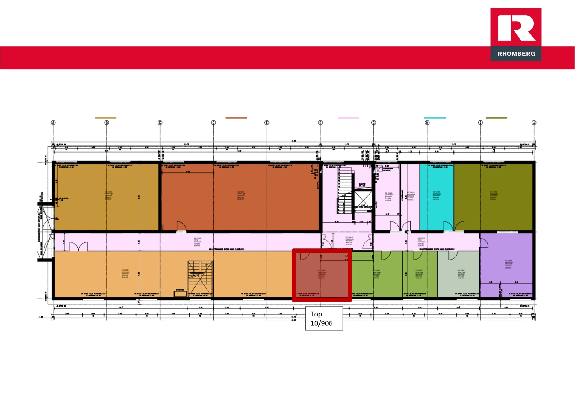 Grundrissplan Top 10_906