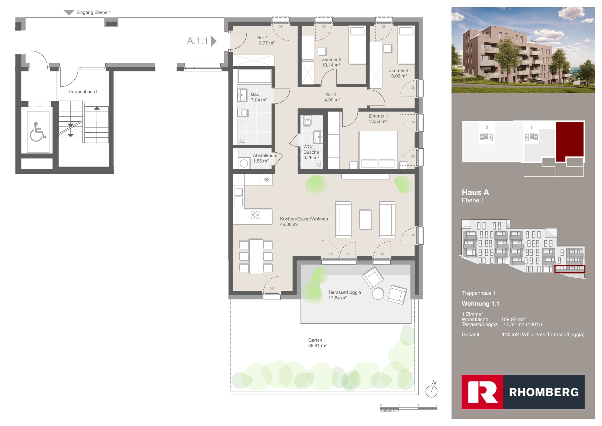 Alpenschimmern Wohnung A.1.1