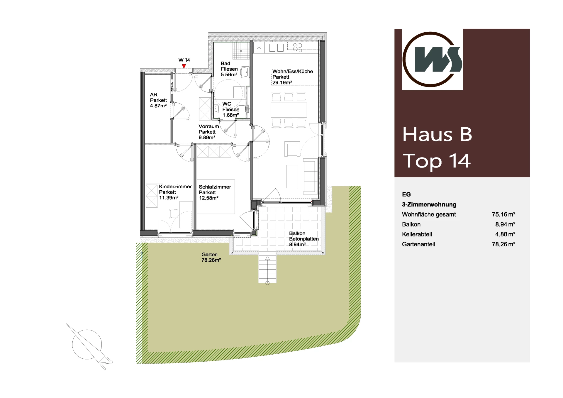 Verkaufsplan Top W14