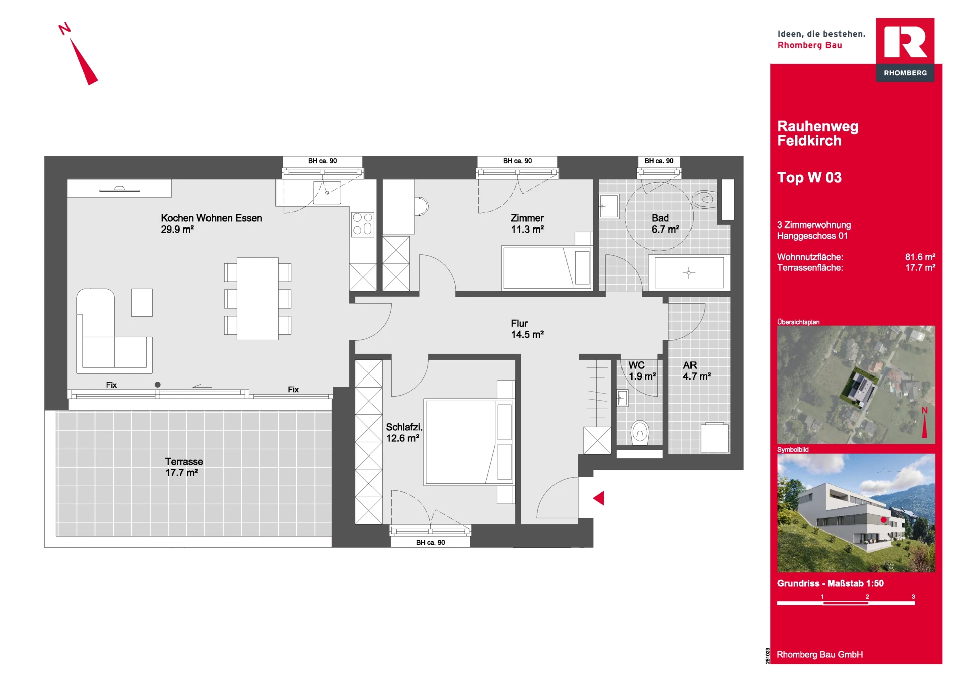 Grundriss Top W03_M 1-50