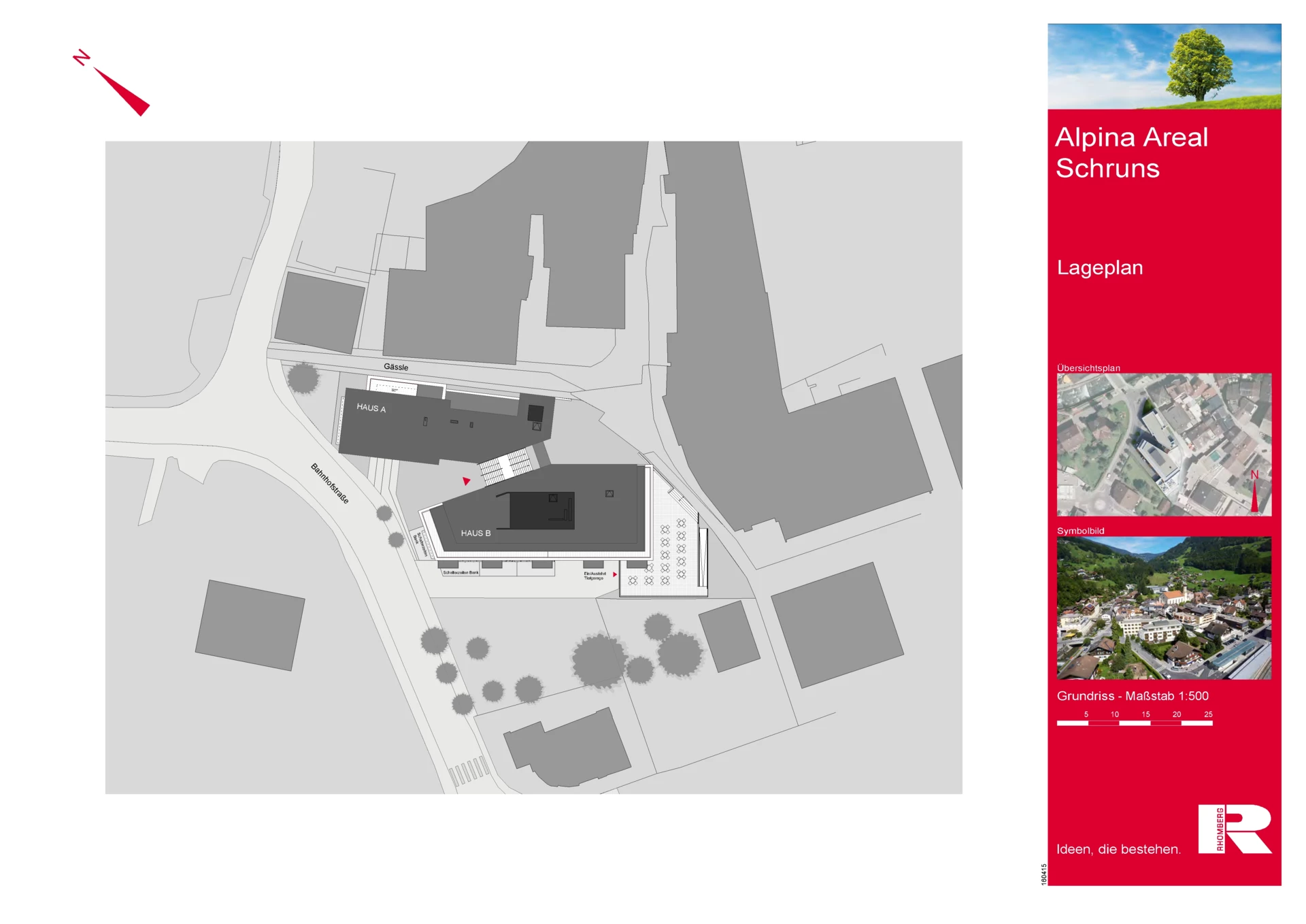 WA Bäumlequartier am See Lochau Visualisierung mit See