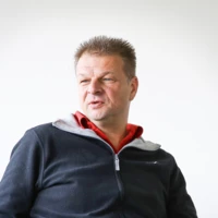 Klaus Chlopik und Roland Marte bei der Teamsitzung Klaus Chlopik und Roland Marte bei der Teamsitzung