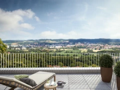 Hubertusblick_ohne Logo_Terrasse Liegestuhl Aussicht