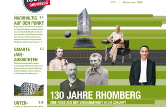 Winner with 28 pages: The Rhomberg Group´s “SinnEntFalter“ was honoured in Berlin at the “Econ Megaphon Award 2018“.