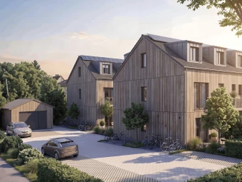 Garching Ansicht West Detail 8k