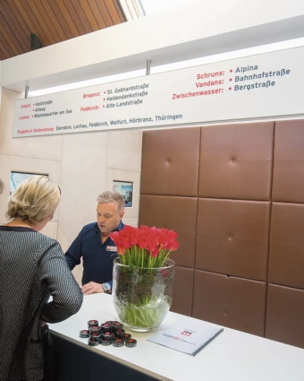 Das Rhomberg Team ist auch bei der Wohnbaumesse 2018 wieder mit dabei. (Foto: Hartinger, VMH)