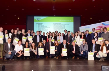More than 100 businesses received the “family-friendly business“ award  from the Land Vorarlberg (Phot credit: Land Vorarlberg/Micheli)