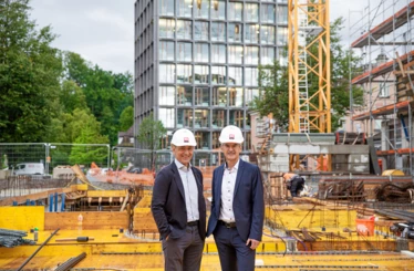 Hubert Rhomberg (l.) und Ernst Thurnher (r.), Geschäftsführer der Rhomberg Holding. Hubert Rhomberg (l.) und Ernst Thurnher (r.), Geschäftsführer der Rhomberg Holding.