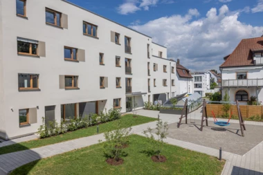 grüner Innenbereich