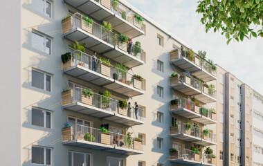 Sorgen für Nahrung, persönliche Gartenerlebnisse, eine Verbesserung des Mikroklimas und eine angenehme Umgebung: “ESSBAR”-Balkone von Rhomberg Bau Wien, Sozialbau AG, Herbios – Vertikalgarten GmbH, WoodRocks Bau GmbH, Donau-Universität Krems, Universität für Bodenkultur Wien, greenpass GmbH, Grünstattgrau – Forschungs- und Innovations GmbH und Geoplast – Kunststofftechnik GmbH. Bild: joyjoy Studio Sorgen für Nahrung, persönliche Gartenerlebnisse, eine Verbesserung des Mikroklimas und eine angenehme Umgebung: “ESSBAR”-Balkone von Rhomberg Bau Wien, Sozialbau AG, Herbios – Vertikalgarten GmbH, WoodRocks Bau GmbH, Donau-Universität Krems, Universität für Bodenkultur Wien, greenpass GmbH, Grünstattgrau – Forschungs- und Innovations GmbH und Geoplast – Kunststofftechnik GmbH. Bild: joyjoy Studio