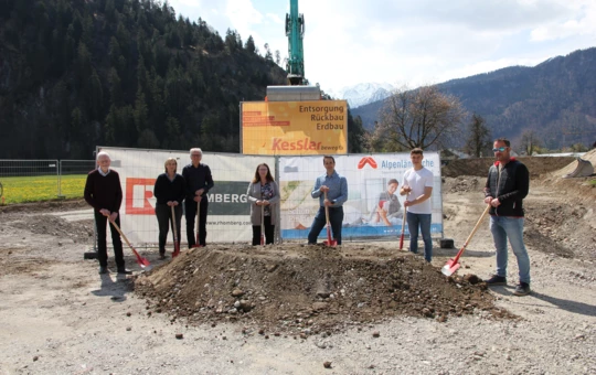 Rhomberg Bau Alpenländische Spatenstich Ludesch Rhomberg Bau Alpenländische Spatenstich Ludesch