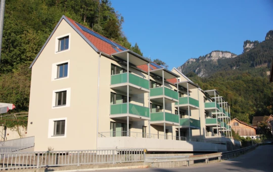 Die aufwändige Planung hat sich gelohnt: das neue Domizil für 16 Mietparteien der Alpenländischen in der Burgstraße Hohenems. Die aufwändige Planung hat sich gelohnt: das neue Domizil für 16 Mietparteien der Alpenländischen in der Burgstraße Hohenems.