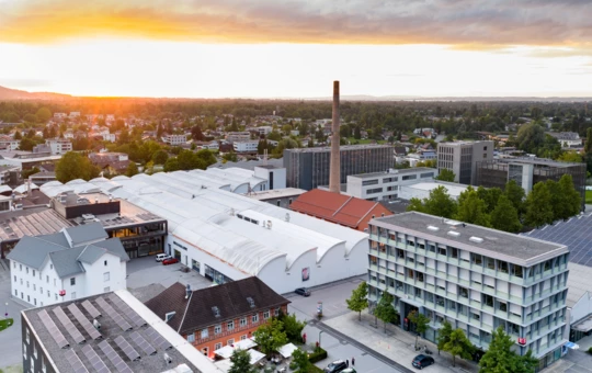 30 Jahre zukunftsfähiges Wirtschaften: Der Wirtschaftspark „Rhomberg’s Fabrik“ feiert in diesem Jahr Jubiläum. Quelle: Rhomberg’s Fabrik 30 Jahre zukunftsfähiges Wirtschaften: Der Wirtschaftspark „Rhomberg’s Fabrik“ feiert in diesem Jahr Jubiläum. Quelle: Rhomberg’s Fabrik