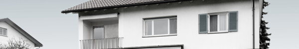 Umbau Einfamilienhaus Greussing-Pallavicini Aussenansicht entsättigt