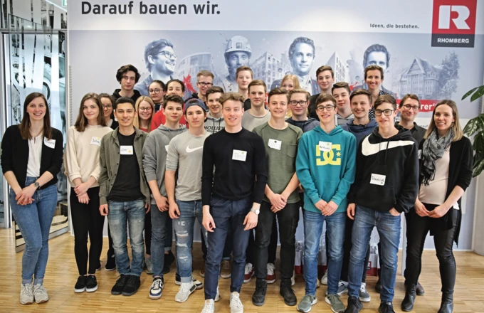 Raus aus der Schule und in die Praxis schnuppern: Bei Rhomberg ist das möglich.