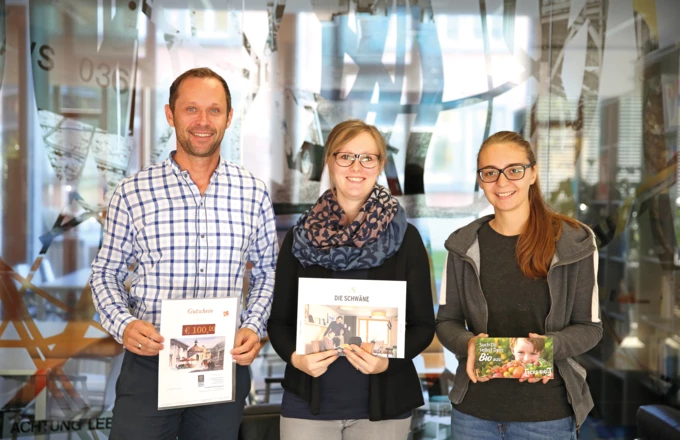 The winners from this year´s mobility prize draw. 