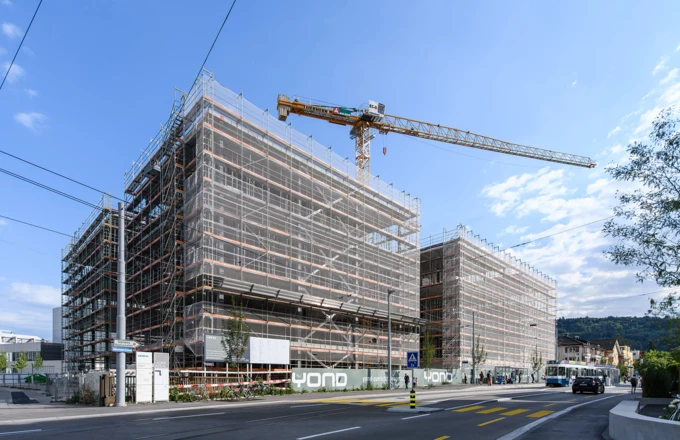 Ende Juni fand das Aufrichtfest beim Projekt YOND in Zürich statt.