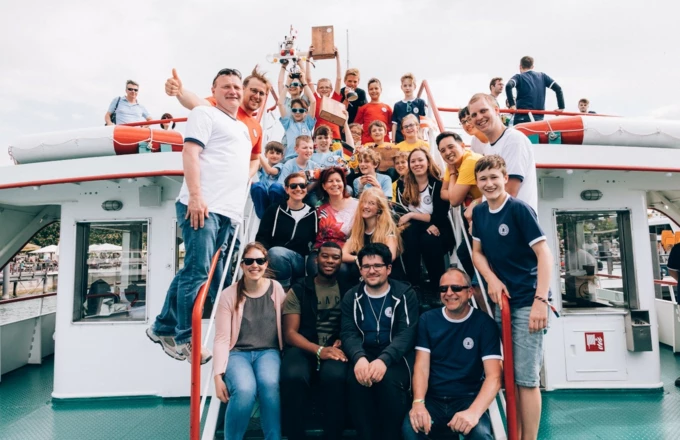 Das Rhomberg "Mixed Team" beim Umma Hüsla Kinderhackathon 2018.
