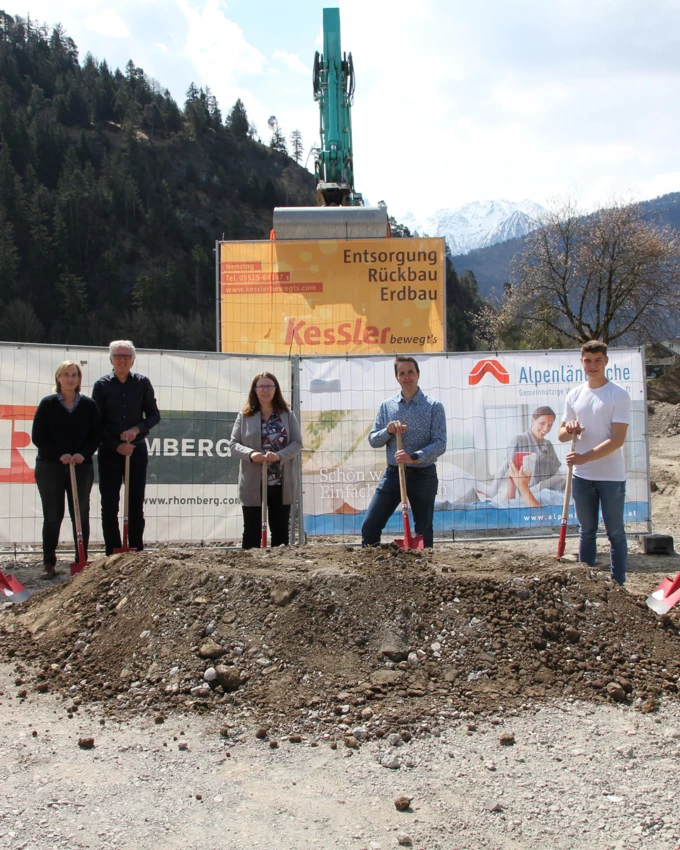 Rhomberg Bau Alpenländische Spatenstich Ludesch