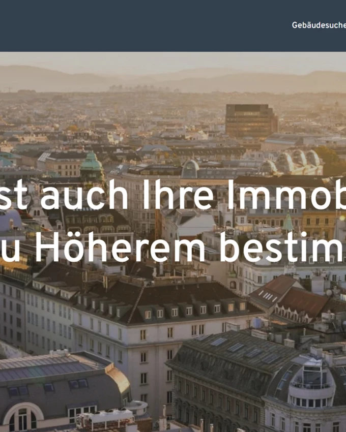 So siehts aus: Unter www.hochwienie.at können Immobilienbesitzer in der Hauptstadt schnell und bequem prüfen, ob und wie sich ihr Eigentum aufstocken lässt.