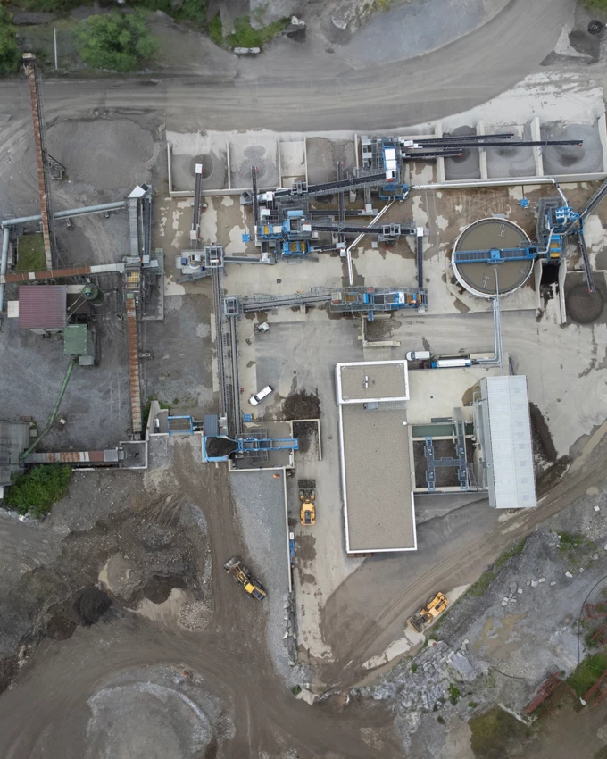 Die neue Nassaufbereitungsanlage im Ressourcen Center Rheintal ist die fortschrittlichster ihrer Art in der gesamten Region. Bild: Rhomberg Bau
