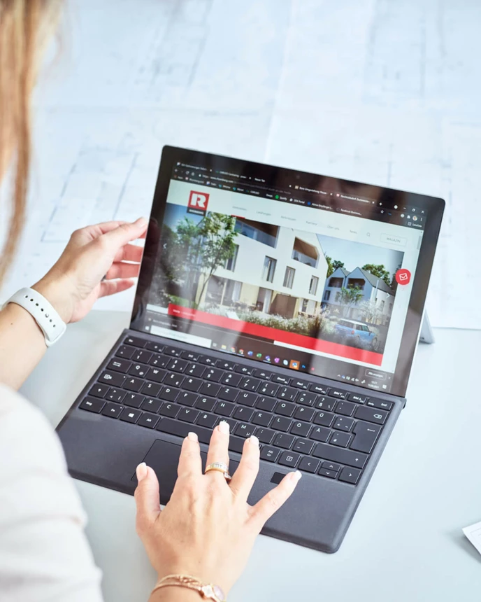Microsoft Surface Website Closeup Plan Architekt
