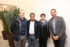 171109_AH_Rhomberg_Schlüsselübergabe_1 Christian Jauk von Rhomberg Bau, Ing. Wilhelm Muzyczyn und Alexandra Schalegg von der Alpenländischen sowie Architekt Dipl. Ing. Bernd Spiegel (v. l. n. r.) im Atrium ihrer neuen Wohnanlage in Hohenems.