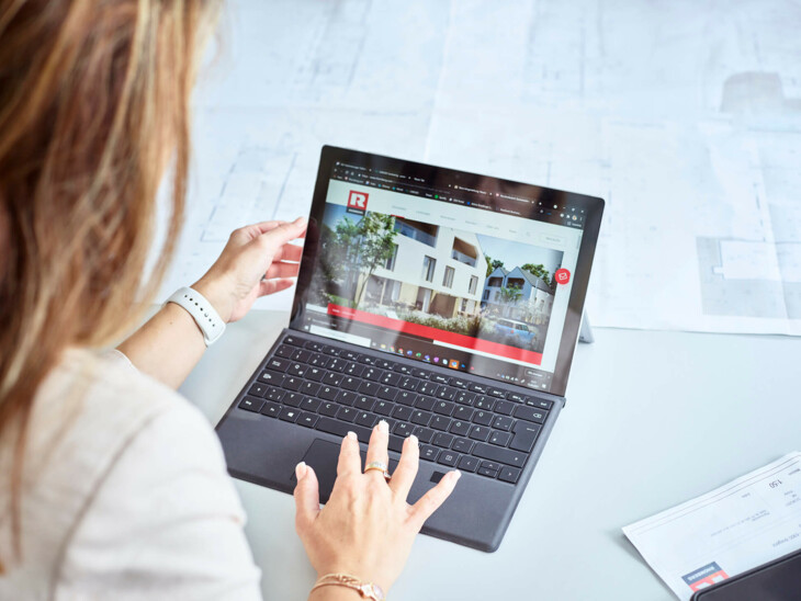 Microsoft Surface Website Closeup Plan Architekt