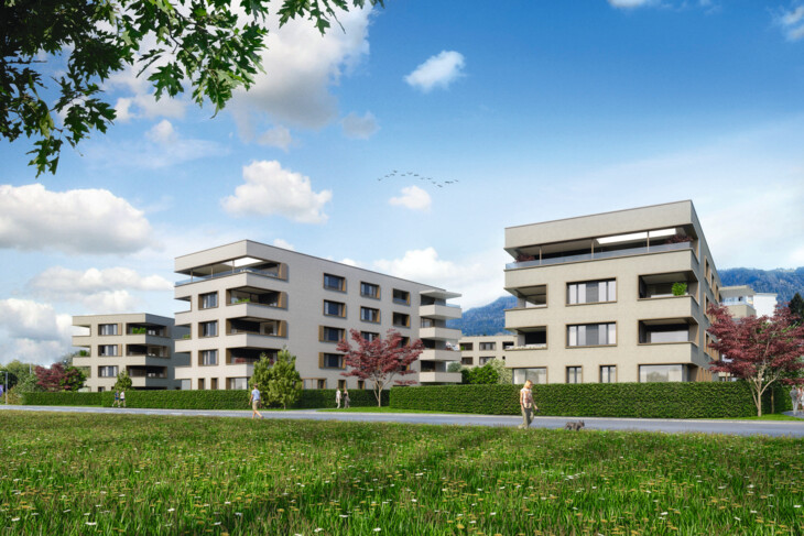 WA Bäumlequartier am See Lochau Visualisierung WA Bäumlequartier am See Lochau Visualisierung