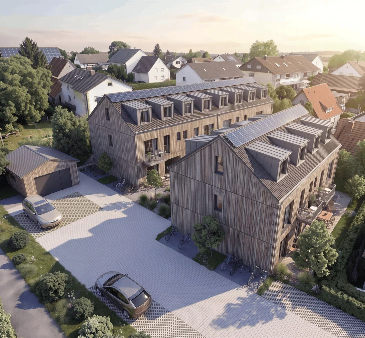 Garching Ansicht West 1 8k