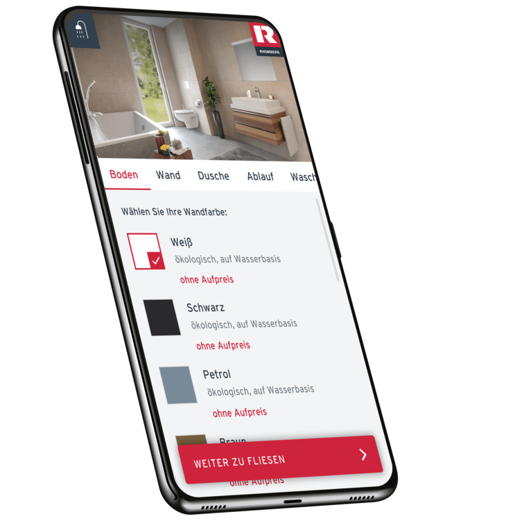 Wohnungskonfigurator Smartphone Wohnungskonfigurator Smartphone
