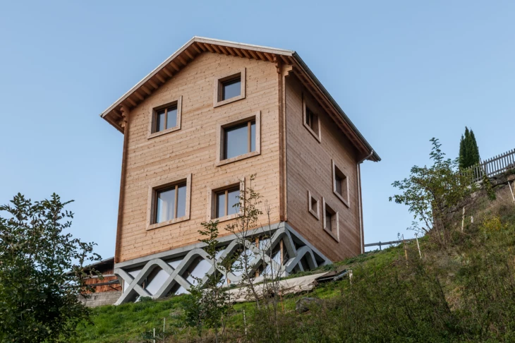 Einfamilienhaus Hoerler Sohm-HolzBautechnik Aussenansicht