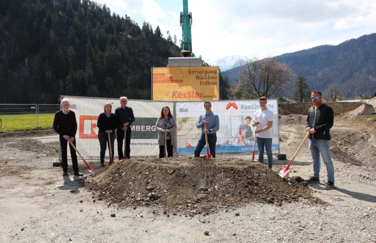 Rhomberg Bau Alpenländische Spatenstich Ludesch