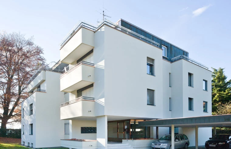 Wärmedämmverbundfassade NACH der Sanierung